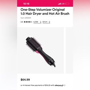 Pink reckon drying brush